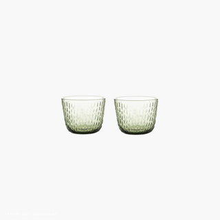 Syksy Glass Tumbler 2pcs - Olive