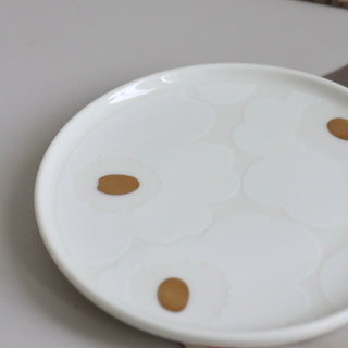 Unikko Plate 13.5cm - White/Gold