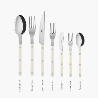 Bistrot Shiny Flatware - White