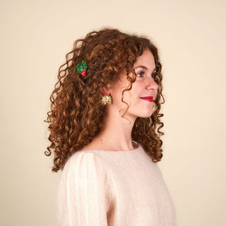 Hair Clip - Christmas